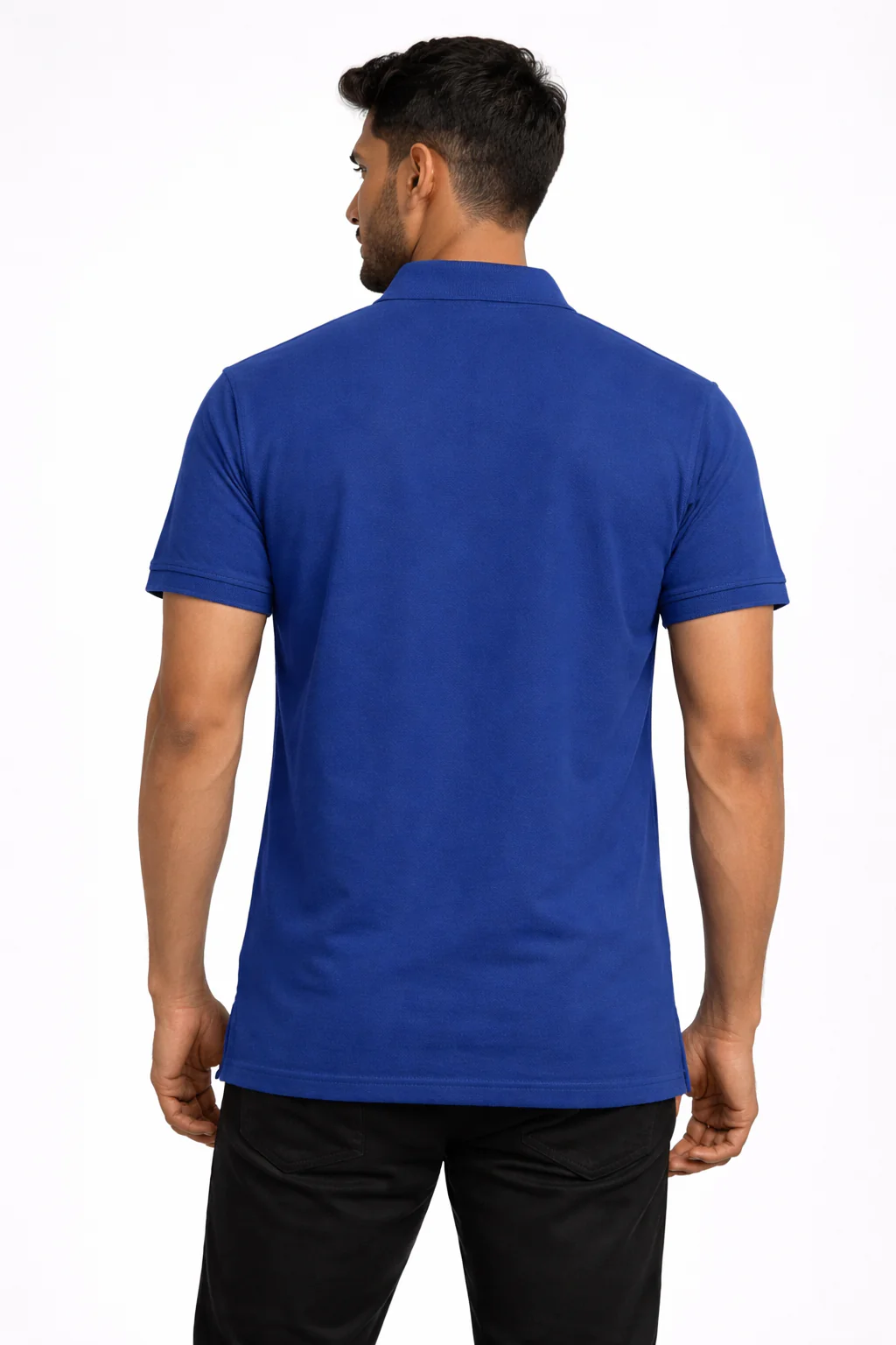Men's Polo - Royal Blue - Image 4