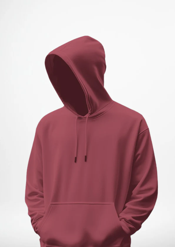 RC | Heavyweight Oversized Hooded Sweatshirt | Maroon