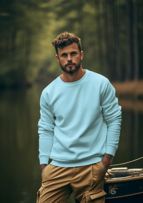 RC | Sweatshirt | Baby Blue - Plus Sizes - Image 3