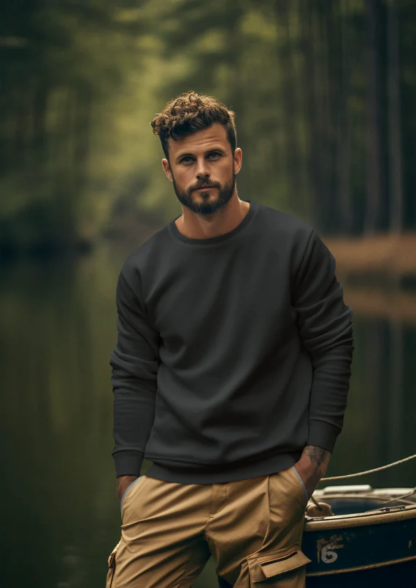 RC | Sweatshirt | Black - Plus Sizes - Image 3