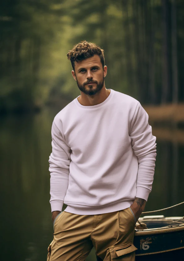 RC | Sweatshirt | Light Baby Pink - Plus Sizes - Image 3