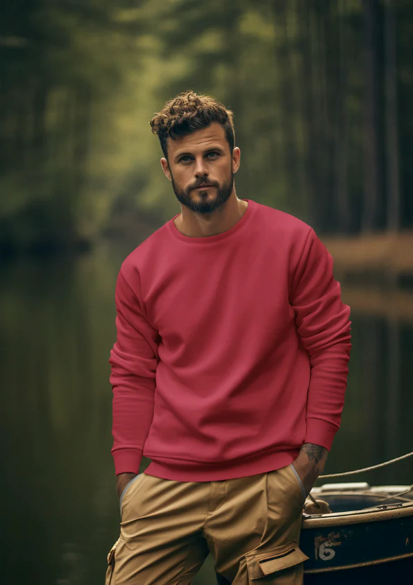 RC | Sweatshirt | Maroon - Plus Sizes - Image 3