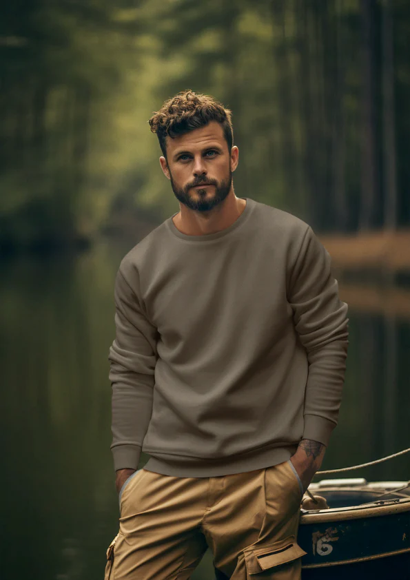 RC | Sweatshirt | Olive Green - Plus Sizes - Image 3