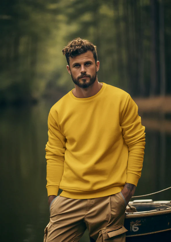 RC | Sweatshirt | Yellow - Plus Sizes - Image 3