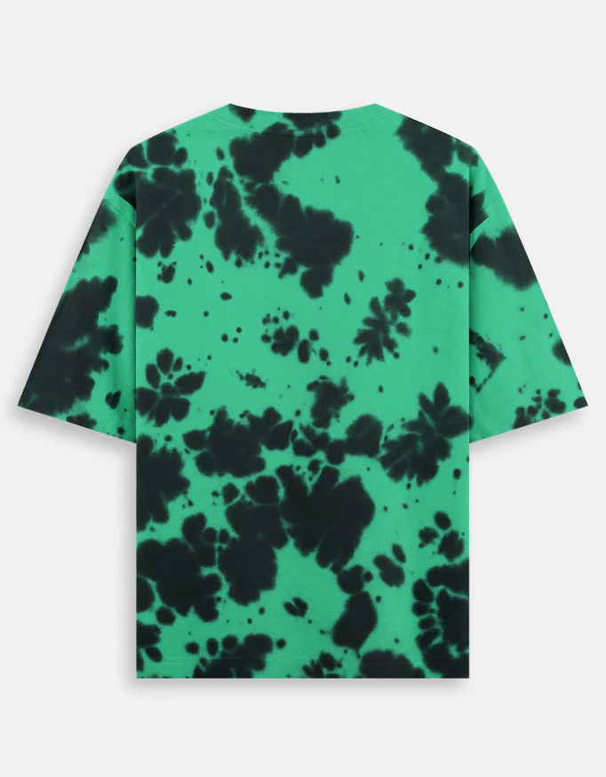 RC Unisex Tie-Dye Co-ord Set – Green Black - Image 3